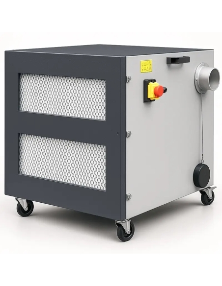 Aspirator metal CORMAK MDC1500/400 cu debit 2200 m³/h