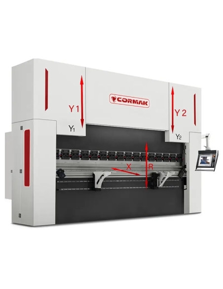 Presă abkant CNC CORMAK 250×5000 pentru îndoire precisă