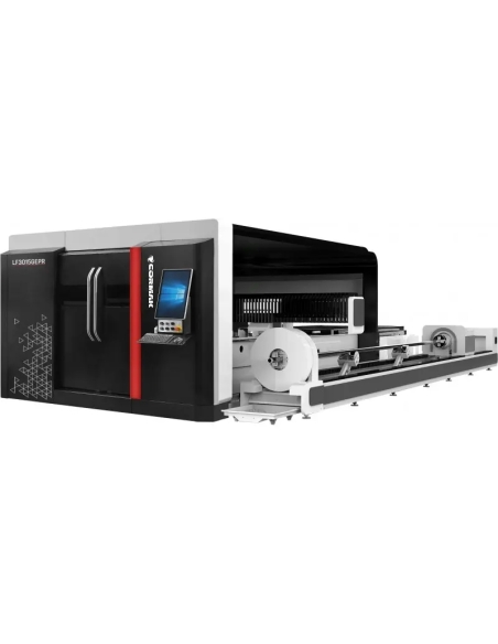 Laser FIBER CORMAK LF3015GEPR pentru țevi și profile