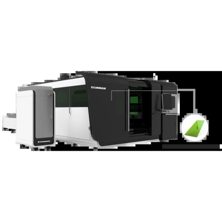 Laser FIBER CORMAK LF3015GAR pentru țevi și profile