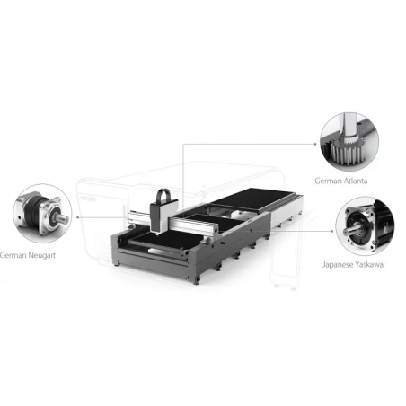 Laser FIBER CORMAK LF8025GEP pentru debitare tablă