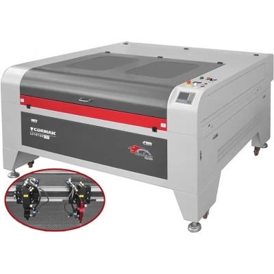 Gravator laser CO2 CORMAK LC 1612ZD2 cu două capete