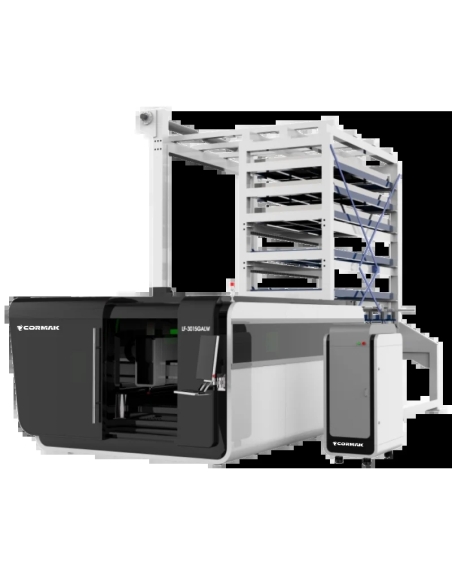 Mașină laser FIBER CORMAK cu magazie automată