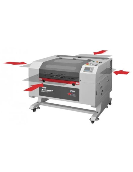 Plotter laser CO₂ CORMAK 6040Z pentru gravare precisă