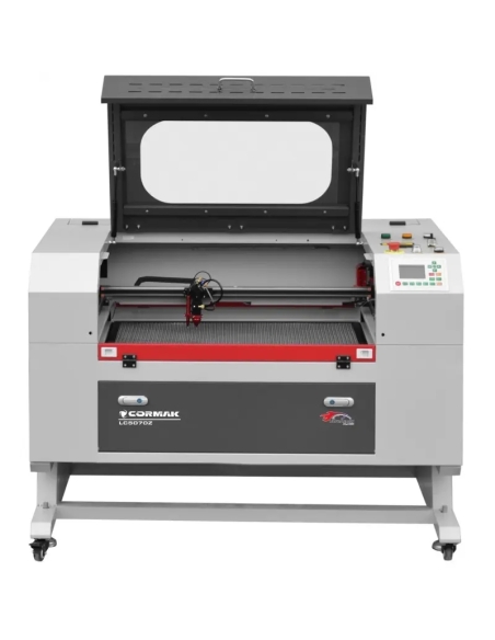 Plotter laser CO₂ CORMAK 5070Z pentru tăiere precisă