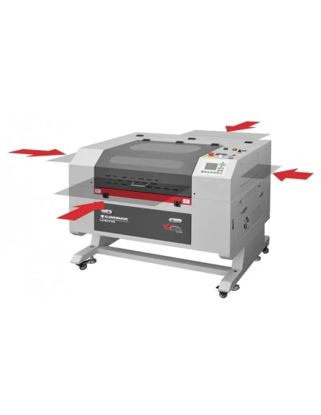Plotter laser CO₂ CORMAK 5070Z pentru tăiere precisă