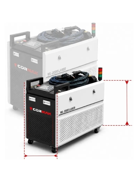 Mașină sudură laser CORMAK WL2000 compactă 2000 W