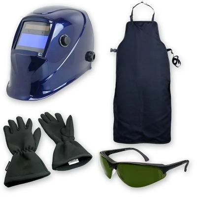Set protecție sudură laser cu vizieră și ochelari