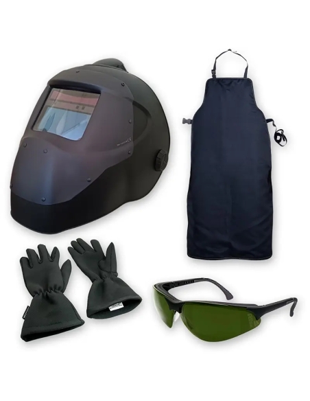 Set protecție laser PRO cu vizieră și ochelari OD8+