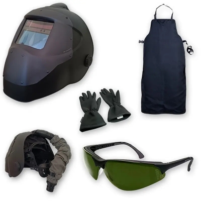 Set protecție sudură laser cu vizieră PAPR și ochelari