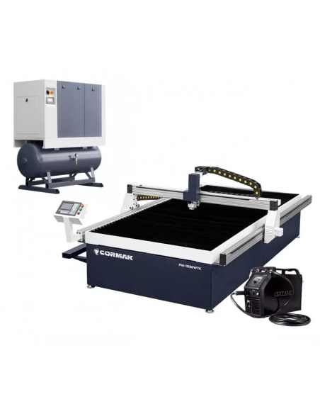 Mașină CNC plasmă WTK PW-1530 cu masă cu apă