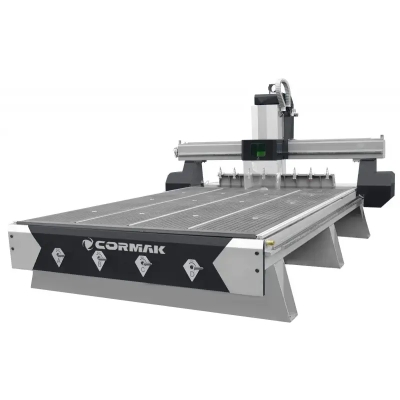 Mașină CNC 4 axe CORMAK C2040 ATC cu masă hibridă 2