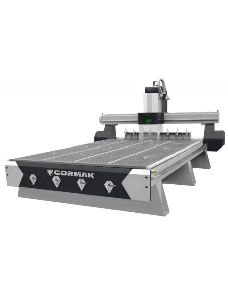 Mașină CNC 4 axe CORMAK C2040 ATC cu masă hibridă