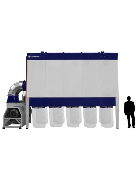 Extractor industrial rumeguș DCV43500 cu Vibra Motor