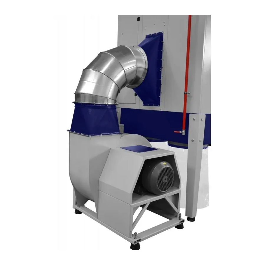 Extractor industrial pentru rumeguș cu debit 47850 m³/h