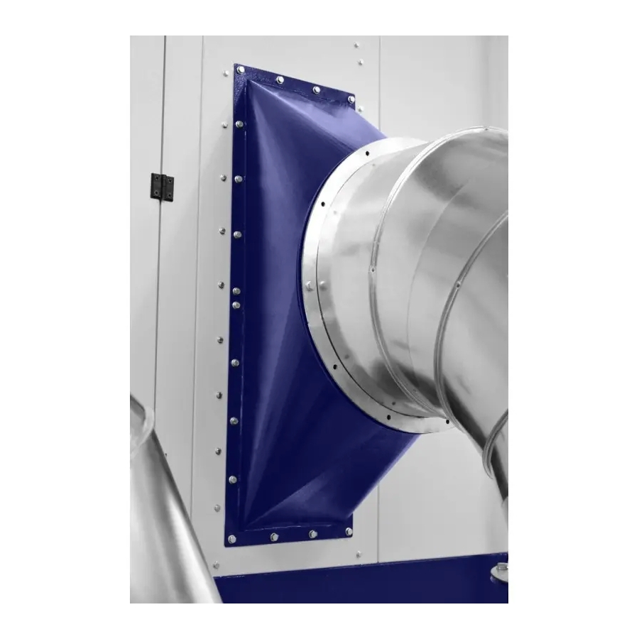 Extractor industrial pentru rumeguș cu debit 47850 m³/h