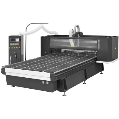 Mașină CNC C2040 IND cu masă hibridă 2100×4100 mm 2