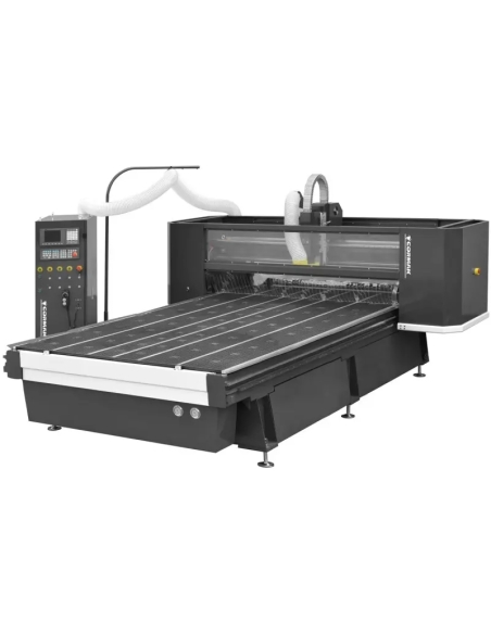 Mașină CNC C2040 IND cu masă hibridă 2100×4100 mm