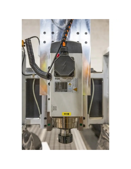 Electromandrină CNC HQD 5,5 kW, stabilă la turații mari
