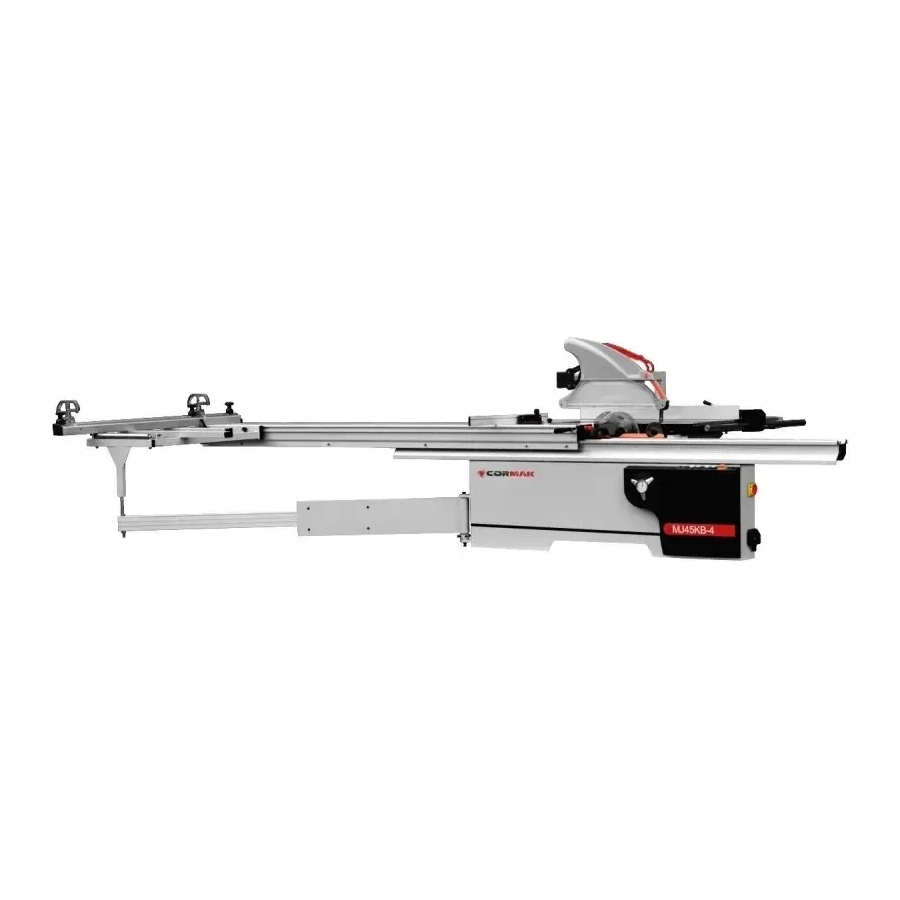 Fierăstrău circular CORMAK MJ45-KB4 cu masă de 2600 mm