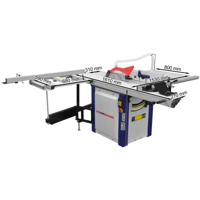 Fierăstrău circular CORMAK PS12E-1600 cu incizor 2
