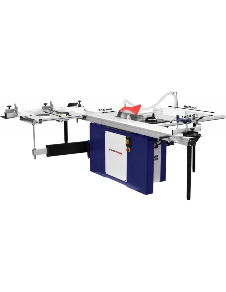 Fierăstrău circular CORMAK PS12E-3000 cu masă glisantă
