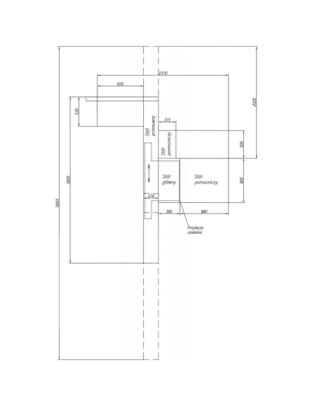 Fierăstrău circular CORMAK PS12E-3000 cu masă glisantă