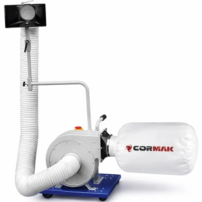 Extractor de rumeguș CORMAK FM230DBK cu bază mobilă