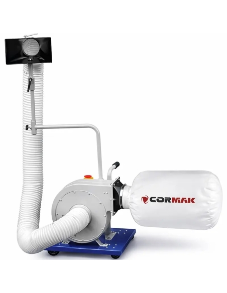 Extractor de rumeguș CORMAK FM230DBK cu bază mobilă