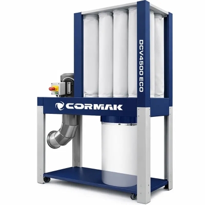 Exhaustor industrial CORMAK DCV4500E pentru praf și așchii