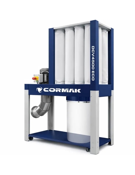 Exhaustor industrial CORMAK DCV4500E pentru praf și așchii