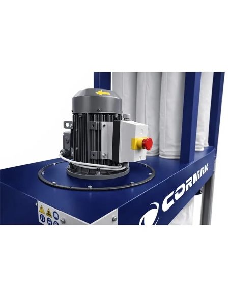 Exhaustor industrial CORMAK DCV4500E pentru praf și așchii
