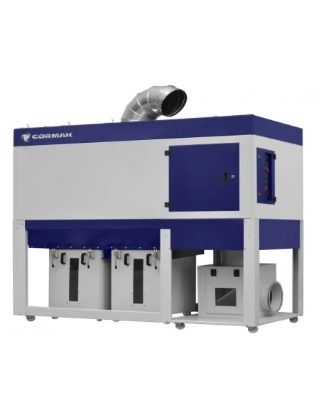 Aspirator industrial CORMAK DCV8900TC VIBER, siguranta si eficienta