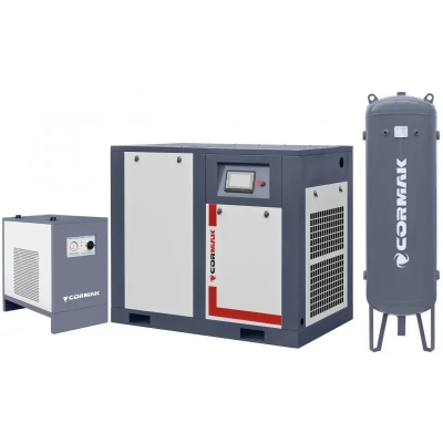Set compresor THEOR 30 cu butelie 500 L și uscător N50S