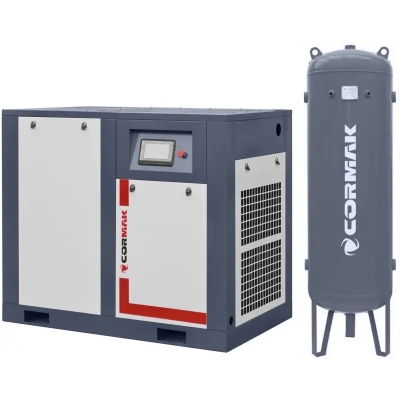Compresor cu șurub THEOR 50 cu rezervor vertical 500 l