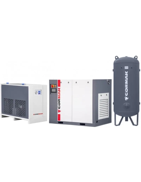 Set compresor COMBI THEOR 75 cu invertor și butelie 1000 l