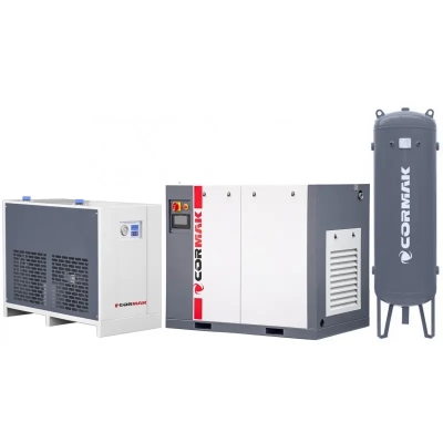 Set compresor THEOR 75 cu uscător și butelie 500 l