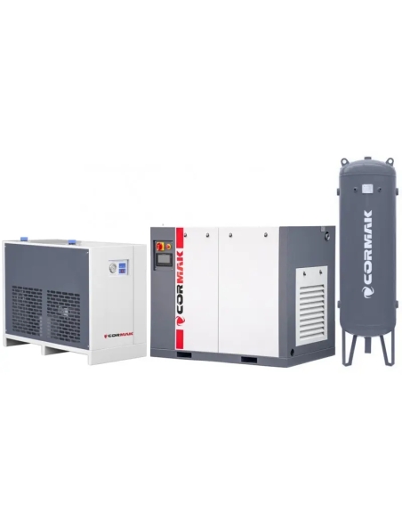 Set compresor THEOR 75 cu uscător și butelie 500 l