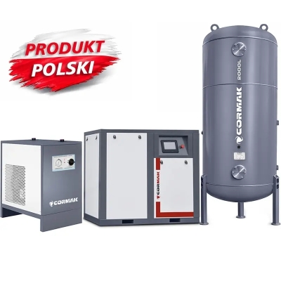 Compresor cu șurub CORMAK THEOR 50 cu rezervor 2000 l