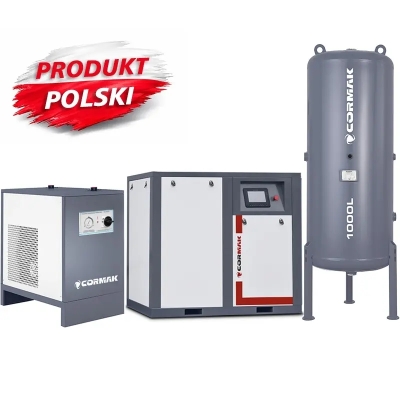 Set compresor cu șurub THEOR 50 cu uscător și butelie