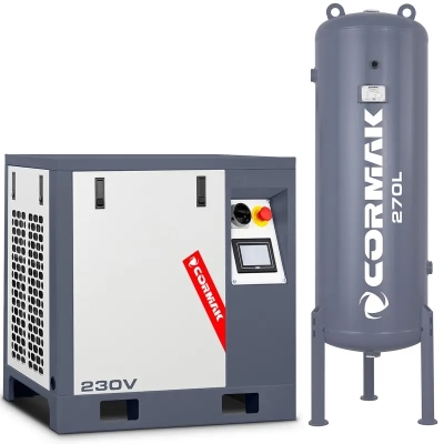 Compresor cu șurub LUFT 400 cu butelie verticală 270 l 2