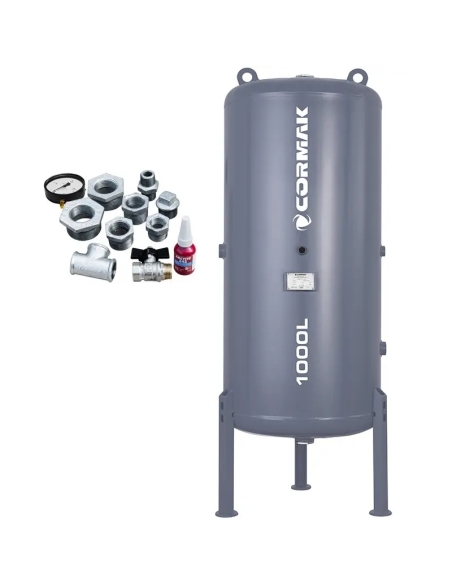 Set compresor cu șurub LUFT 1000, cu uscător și rezervor