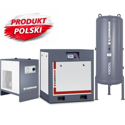 Set compresor THEOR 20 cu uscător și butelie 1000 l