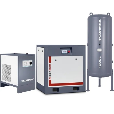 Set compresor THEOR 20 cu uscător și butelie 1000 l 2