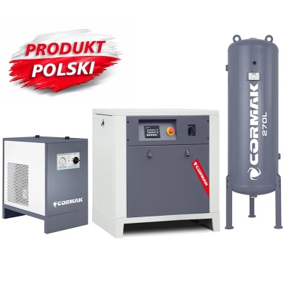 Set compresor cu șurub LUFT 1000 cu uscător și butelie