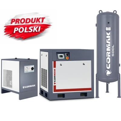 Set compresor cu șurub CORMAK CK.2402 cu uscător