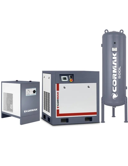 Set compresor cu șurub CORMAK CK.2402 cu uscător