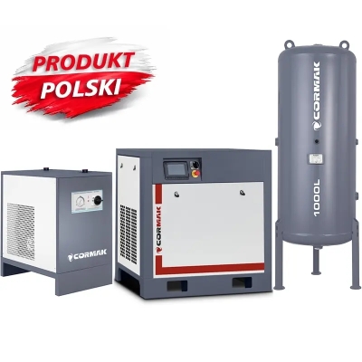 Set compresor cu șurub 22 kW, eficient pentru industrie