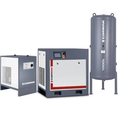 Set compresor cu șurub 22 kW, eficient pentru industrie 2