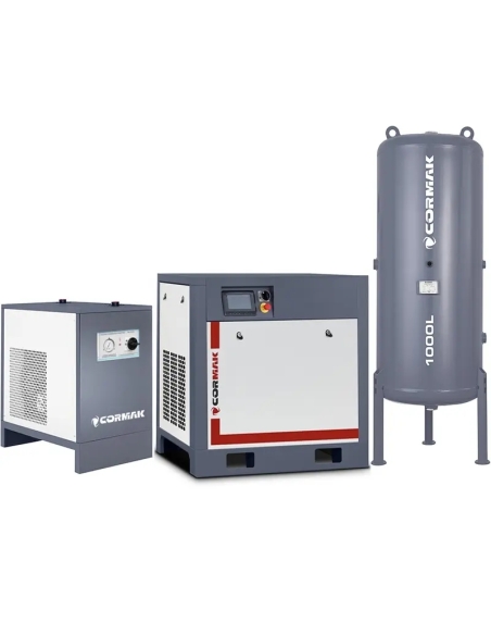 Set compresor cu șurub 22 kW, eficient pentru industrie